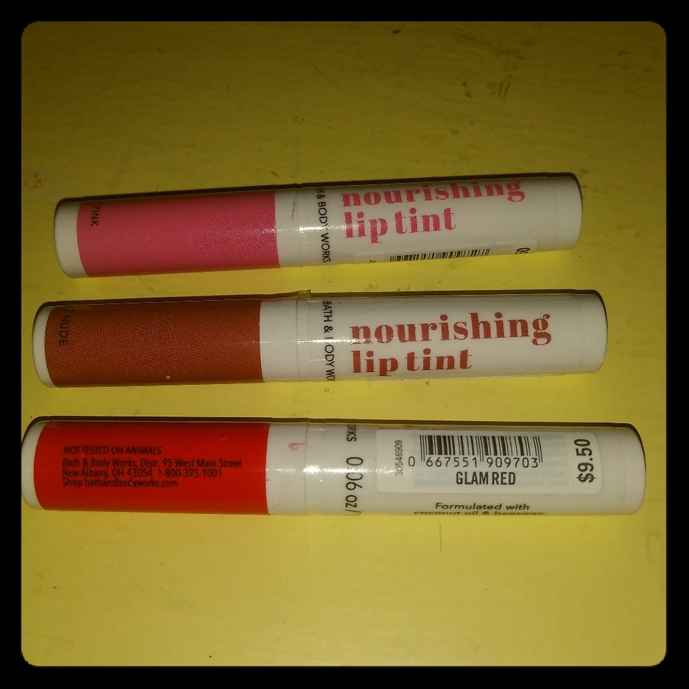 New! Bath & BodyWorks Nourishing Liptints